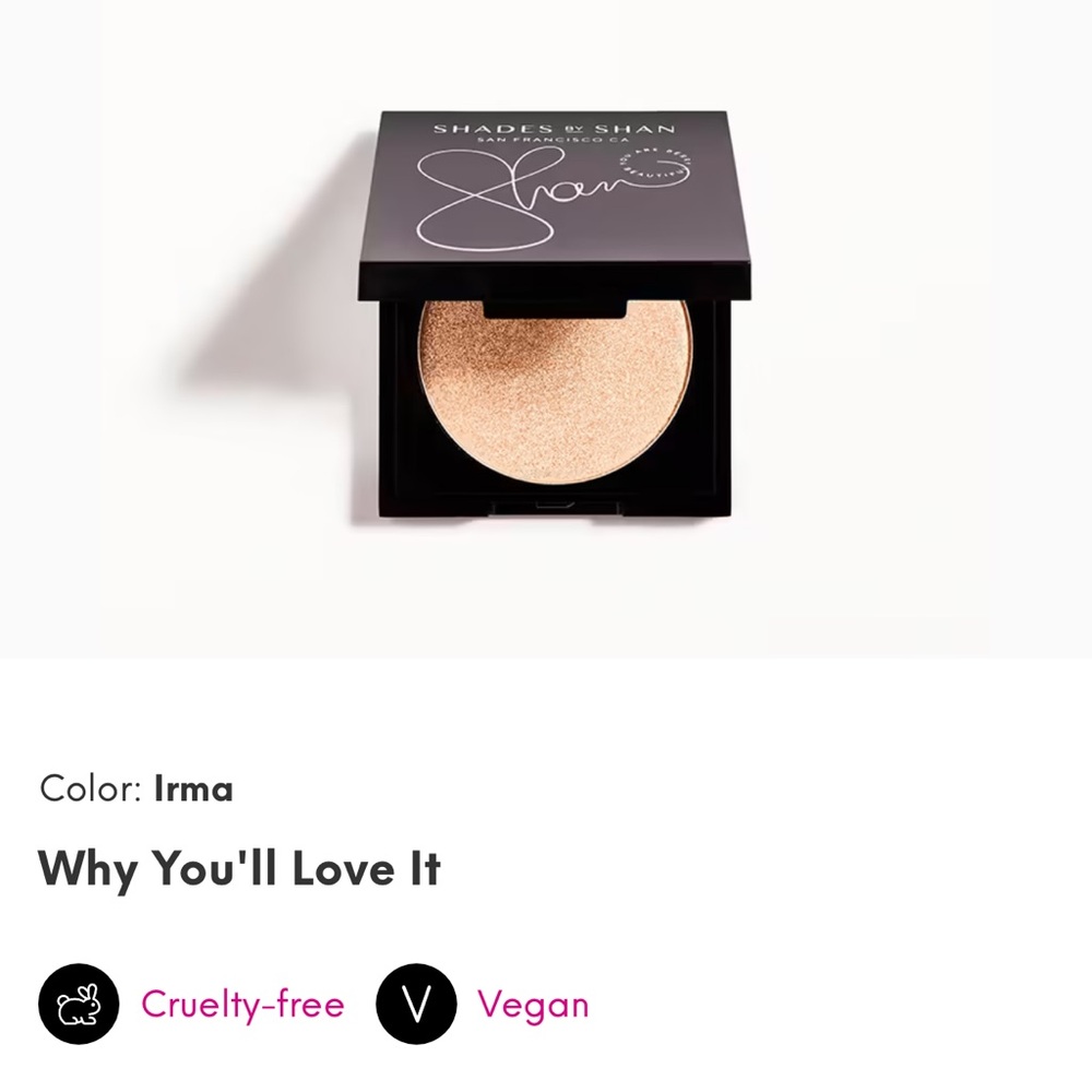 NWT Ipsy Shades by Shaun Highlighter in Irma